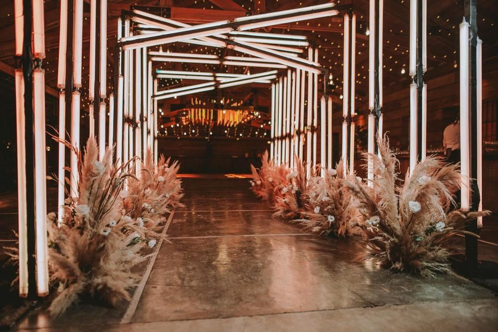 Pasillo de Acceso con Estructura de Luz